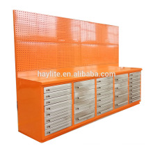 Cheap heavy duty metal storage 30 drawers cabinet with peg board